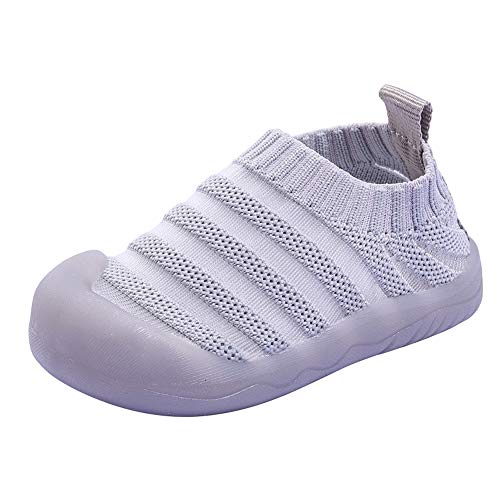 Baby Boys Girls Comfortable Breathable Mesh Outdoor Sneakers Summer Sandals Toddler Shoes (Grey-1, 2.5-3years)