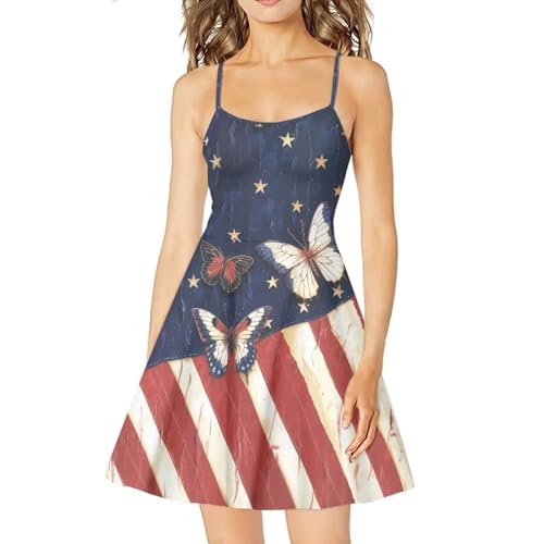 Image of Coloranimal Women's Summer Sleeveless Casual Swing Dresses with Loose Fit Beach Sundress