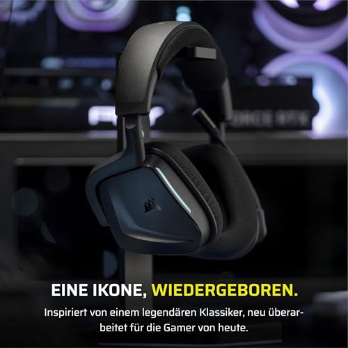 Corsair Void v2 Wireless Gaming-Headset – Kohlenstoff – Ansicht 2