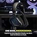 Corsair Void v2 Drahtloses Gaming-Headset mit Bluetooth für PC, PS5, PS4, Switch & Mobile – Dolby Atmos, 70 Stunden Akkulaufzeit, Duale Wireless, Schnelles Aufladen – Kohlenstoff
