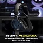 Corsair Void v2 Drahtloses Gaming-Headset mit Bluetooth für PC, PS5, PS4, Switch & Mobile – Dolby Atmos, 70 Stunden Akkulaufzeit, Duale Wireless, Schnelles Aufladen – Kohlenstoff – Bild 2
