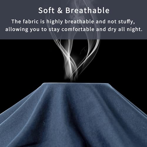 Image of 2 Pack Microfiber Standard Size Zipper Pillowcases,Slate Blue Pillow Case Set of 2,Soft Comfortable Not Shrink Pillow Cases Standard,Breathable Luxury Pillow Covers(20x26 Inches)