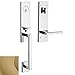 Baldwin 85391.RENT Minneapolis Right Handed Single Cylinder Keyed Entry One Piec, Vintage Brass