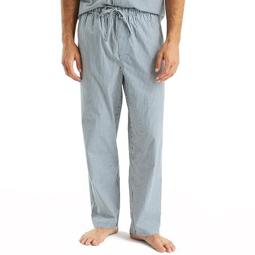 Nautica Men's Sustainably Crafted Striped Poplin Sleep Pant3