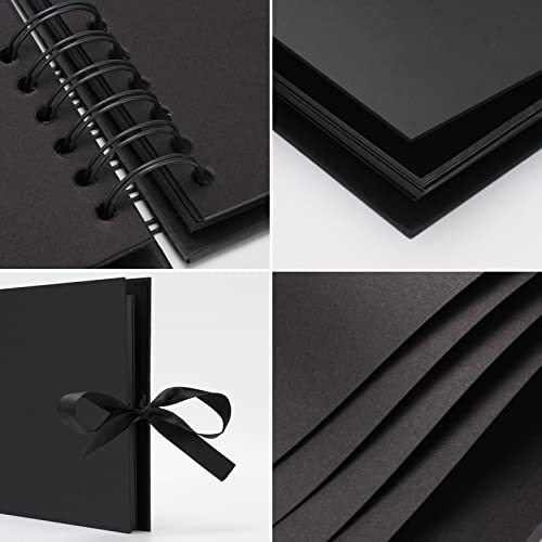 Boic Photo Album Scrapbook 80 Black Pages - Image 4