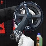 【Différentes tailles pour la compatibilité】Choisissez parmi une gamme de tailles pour trouver l'ajustement parfait pour votre vélo. La taille A (166 x 59 mm) est adaptée pour les types généraux tels que 3T, ForSRAM-Red et pour SRAM-Force. La taille B (186 x 61 mm) est conçue spécifiquement pour les modèles Shimano tels que DA RSize C (187 x 60 mm) et UT R8000 FC6800, DA R9000 et 105 R7000. La taille D (187 x 59 mm) est compatible avec la série Tiagra.