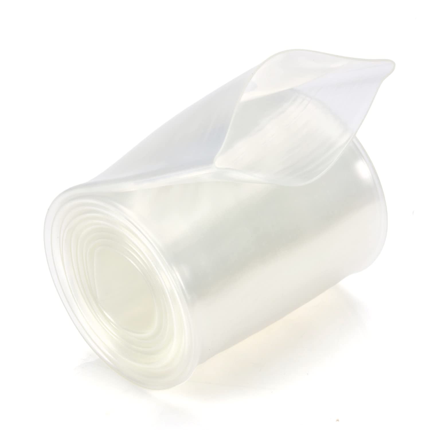 Chanzon 2:1 Ratio 1-1/4"(30mm) Heat Shrink Tubing 3.3Ft Roll (1M Total Length) Clear/Transparent Polyolefin Sleeving Wrap Shrinking 2 to 1 1pcs
