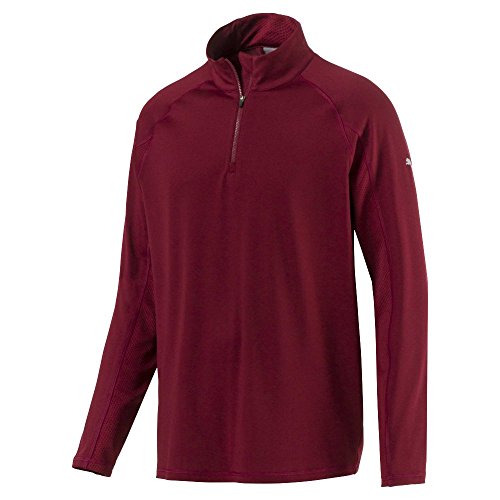 Puma Golf Men's 2017 Core 1/4 Zip Popover, Medium, Pomegranate