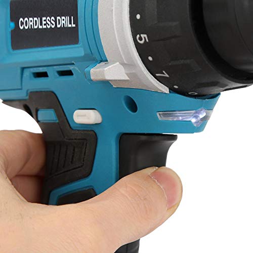 18V Electric Lithium Cordless Drill, Multifunction Professional Power Drill Set Handheld Tool, US Plug 100-240V