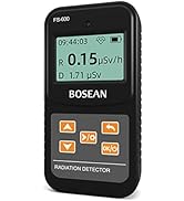 BOSEAN Geiger Counter Nuclear Radiation Detector, Personal Radiation Dosimeter for Water and Food...
