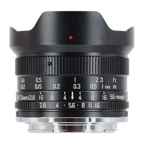 Amazon.co.jp: SG-image 7.5mm F2.8 対角魚眼レンズ APS-C E