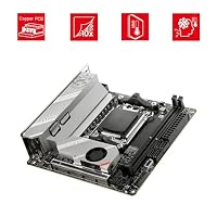 MSI MPG B650I Edge WiFi Mainboard, Mini-ITX - Unterstützt Ryzen 9000, 8000 & 7000 Serie Prozessoren, AM5-8 Phasen 80A VRM, DDR5 Memory Boost 6600+MHz/OC, 1 x PCIe 4.0 x16, 2 x M.2 Gen4, Wi-Fi 6E – Ansicht 4