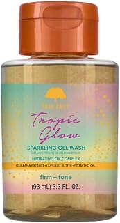 Tree Hut Tropic Glow Foaming Gel Wash, Hydrating Body Wash, Travel Size, 3.3oz