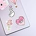100 Cute Vinyl Aesthetic Stickers for Girls – Waterproof Y2K, Pink, VSCO & Retro Stickers for Laptop, Water Bottle, Scrapbooking & Journaling – Trendy Positive Vibes Decals for Teens & DIY Decor