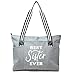 Sister Gifts - Gift from Sister, Brother - Cute Zippered Canvas Tote Bag with Pockets for Women, Little Sisters, Big Sister