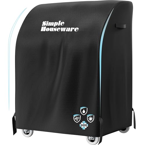 Simple Houseware 32 in. Heavy-Duty BBQ Gas Grill Cover, 600D Polyester Waterproof, Weather-Resistant*
