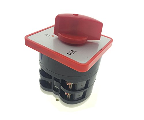 Yxq Cam Changeover Select Switch Ac 380V 40A 7.5Kw 8 Terminals 2 Positions 0-1 #TOP5