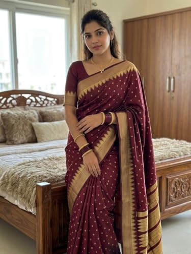 Generic pure silk saree in soft silk – image 2