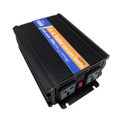 Inversor de onda modificada 1000W para solucionar la falta de enchufes en viaje