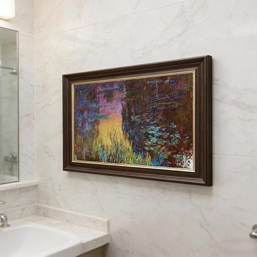 Impression sur toile Nénuphars de Claude Monet 20,3x30,5 cm - 5