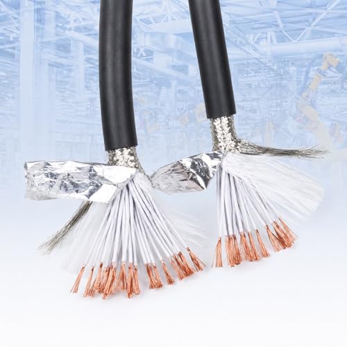 Cable de cadena portacables blindado de alta flexibilidad con cubierta de PVC de 20 AWG 18 AWG