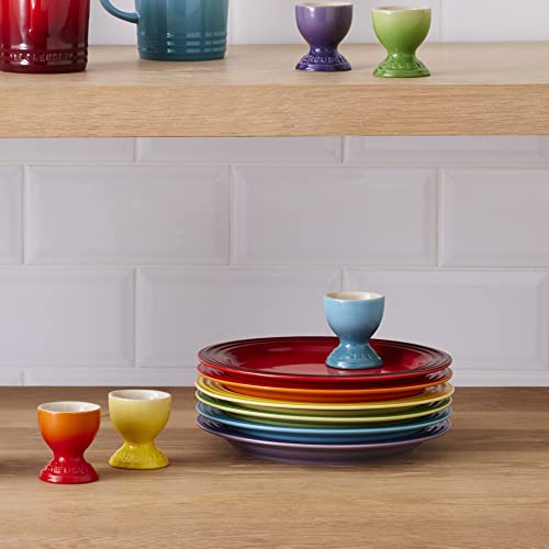 Le Creuset Stoneware Set of 6 Side Plates, 22 cm, Rainbow, 79285228359006