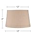 Natural Linen Medium Drum Lamp Shade 10