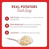 Idahoan Buttery Homestyle Value Size Mashed Potatoes, Naturally Gluten-Free, 100% Real Idaho potatoes, No Artificial Flavors or Dyes, 12 servings per bag, 12 oz (Pack of 8)