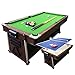 Tavolo da biliardo 7 FT multi-gioco Air Hockey + Tavolo ping pong panno verde nuovo - Stark