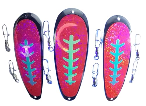 HOT UV & Glow Kokanee Salmon Trout Dodger Package