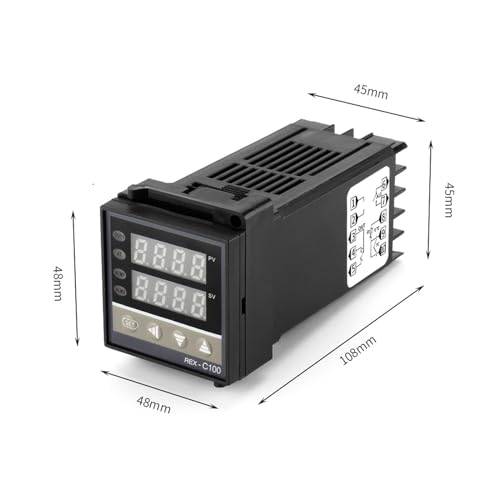 Thermostat numérique PID K REX-C100 avec relais SSR 40A - 6