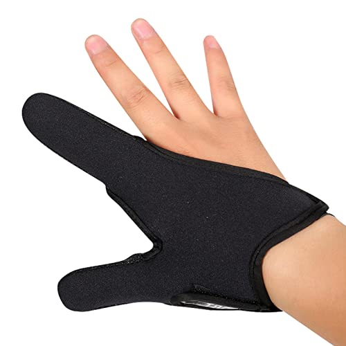 Luieonm Angeln Schutzhandschuhe, Verstellbare Zwei Finger Angelhandschuhe, Fingerprotektoren Zum Angeln, Atmungsaktive Fingerschutz Zubehör, Angelhandschuhe Für