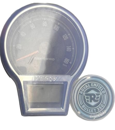 Image of Pure Biking Monsoon Cap Set of 2 Speedo Meter, AMP Meter Cover Compatible With RE Reborn, Standard 2023 Bullet Meri Jaan Goan Classic, Classic 350