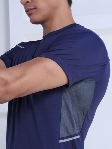 Image of CHKOKKO Gym T Shirts for Men Workout Quick Regular Dry Fit Sports Tshirt for man Breathable Moisture-Wicking Half Sleeve Round Active wear Running Boys T Shirt