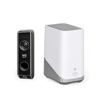 eufy Security Video Doorbell S330, Battery-Powered, Dual Camera, 2K HDR, Dual Motion Detection, Add-on S380 HomeBase (HomeBase 3)