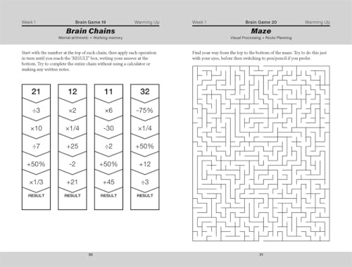 Train Your Brain in Four Weeks: Over 150 Puzzles to Improve Your Mental Agility