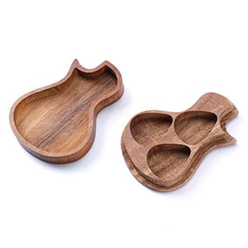 Aumaya Boîte de rangement pour médiator en bois délicat avec accessoires en bois 2 options - Les Beatles, Paul McCartney, John Lennon, RIngo Starr, George Harrison Aumaya Boîte de rangement pour médiator en bois délicat avec accessoires en bois 2 options