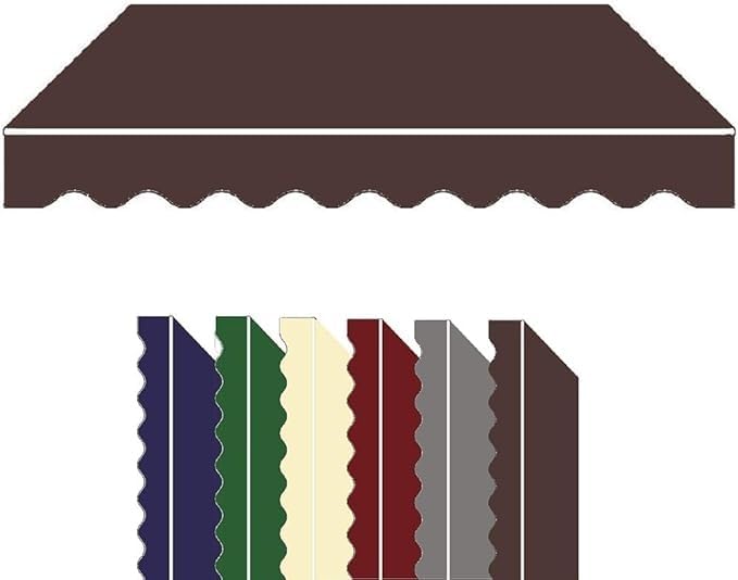 Toldo retráctil para patio de 10x8 pies ideal para sombrear la terraza en verano