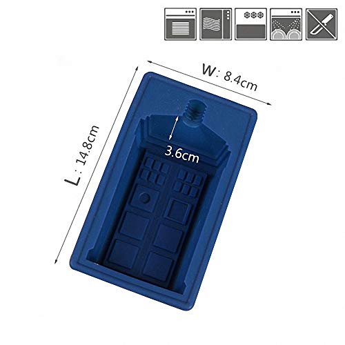 2 moldes de silicona Doctor Who para cubitos de hielo miniatura 2