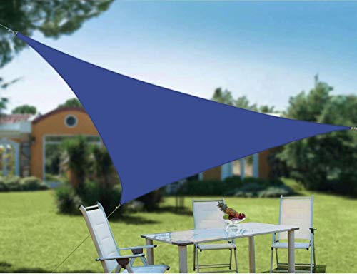 NUANHOM Velas de Sombra para Patio protección 98% UV y Transpirable Impermeable toldo Vela Triangular para Exteriores, Jardín Cover