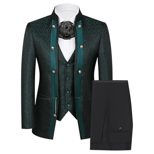 Costume mariage chinois à col mandarin pour homme élégant