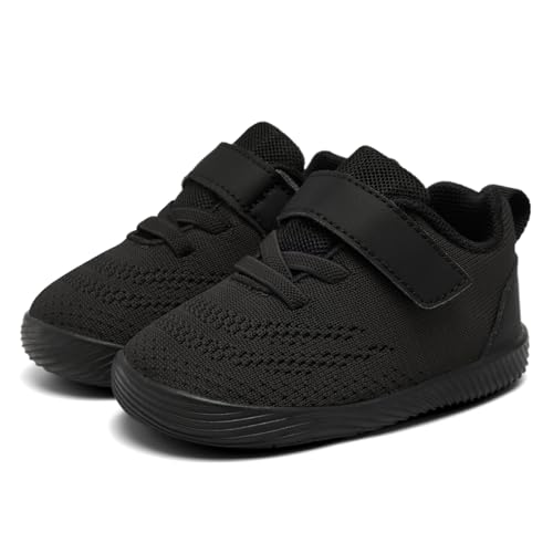 Image of MORENDL Toddler Sneakers Baby Boys & Girls Barefoot Shoes Lightweight Breathable Walking Running Tennis Athletic Sport Shoes