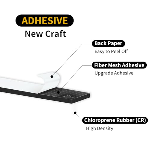 Image of Weather Stripping Tape for Door,High Density CR,2 in x 1 /4 in x 13Ft