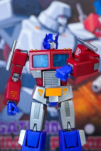 Image of Transformers Authentics by YoloPark, 20 cm Advanced Model kit (Optimus Prime & Megatron Combo Set), 22 Parts to Assemble, Assemble and Collect, Great Gift for Teens Aged 15 Years and up