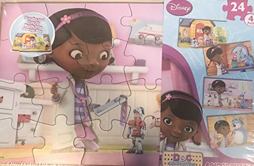Disney Doc McStuffins 7 Wood Puzzles in Wooden Storage Box (Styles Will Vary)