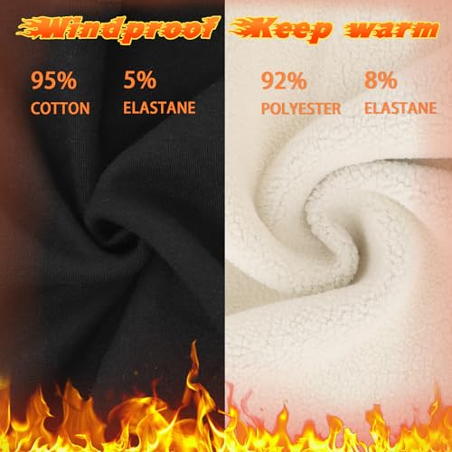 TXJ Sports Girls Fleece Lined Leggings Cotton Warm Leggings Full Length Pants Kids for Winter 5-11 Years2