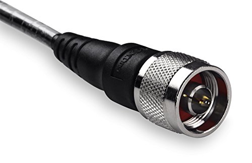Image of TRENDnet Reverse SMA Female to N-Type Male Weatherproof Connector Cable (6.5ft, 2M),NDAA Compliant, Black TEW-L202