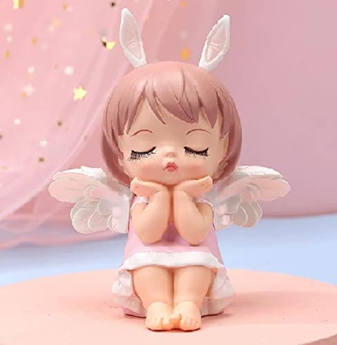 Amazon.com: Adorable Peaceful Angel Baby Girl Resting Sculpture