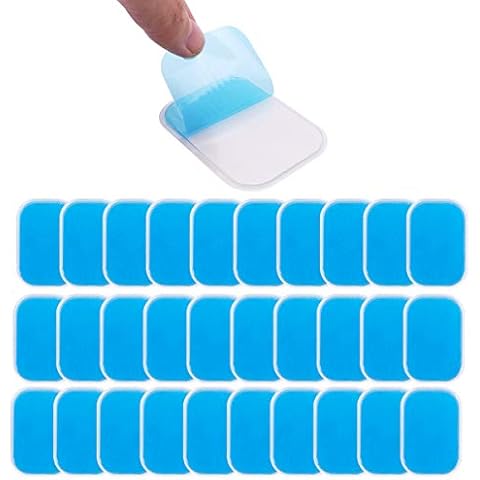 C100AE 60PCS EMS Gel Pads, EMS ABS Replacement Pads,Electrodes Gel Replacement Pads, EMS Trainer Gel Pads for Abs Toner, ABS Stimulator, Abdominal Muscle Trainer Accessories Cover