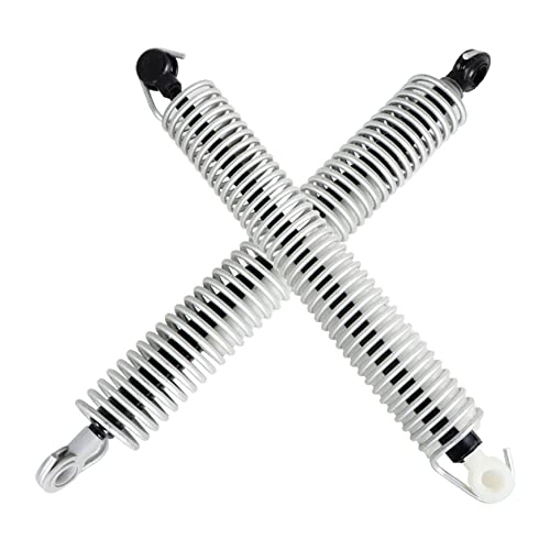 Image of Silscvtt 2 Pcs Silver Rear Trunk Lid Return Spring Right and Left Side Replacement for F10 F10N 528i 550i 535i 2011-2016 Replacement for 51247204367 51247204366